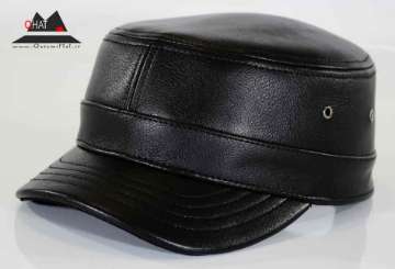 تولیدی کلاه قاسمی-کلاه کپ سرتخت چرم فرشگاه کلاه قاسمی-کلاه کپ سرتخت چرم