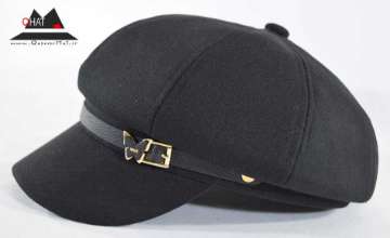 تولیدکلاه قاسمی-کلاه دخترانه فرانسوی(مشکی) فرشگاه کلاه قاسمی-کلاه دخترانه فرانسوی(مشکی)